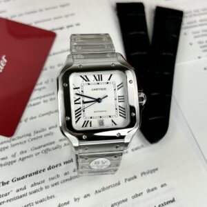 Cartier Santos WSSA0018 White Dial Best Quality Replica