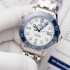 Omega Seamaster Diver 300M White Dial Blue Bezel Best Replica 42mm