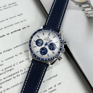 Omega Speedmaster Silver Snoopy Award Nylon Strap Best Replica