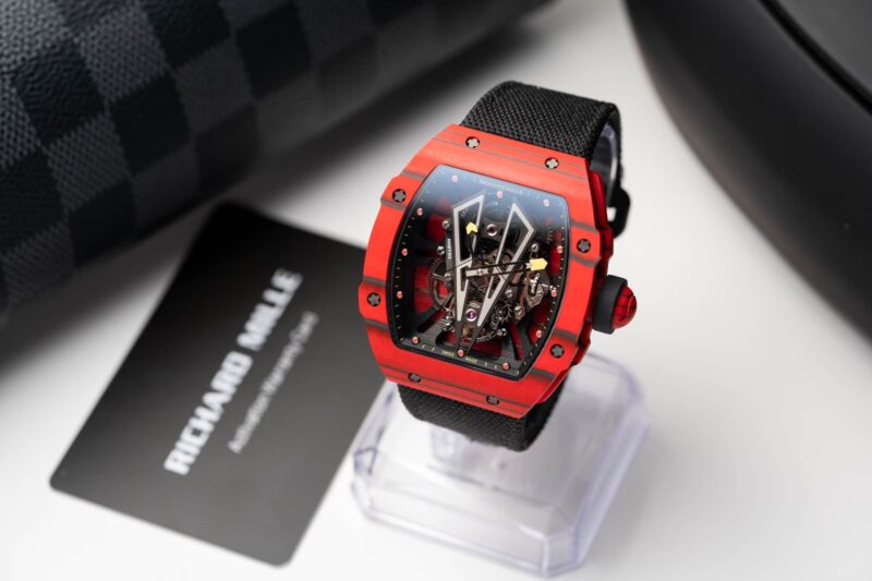 Richard Mille RM27-03 Tourbillon Rafael Nadal Red Carbon Best Replica