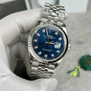 Rolex Datejust 126234 Bright Blue Fluted-Motif Dial