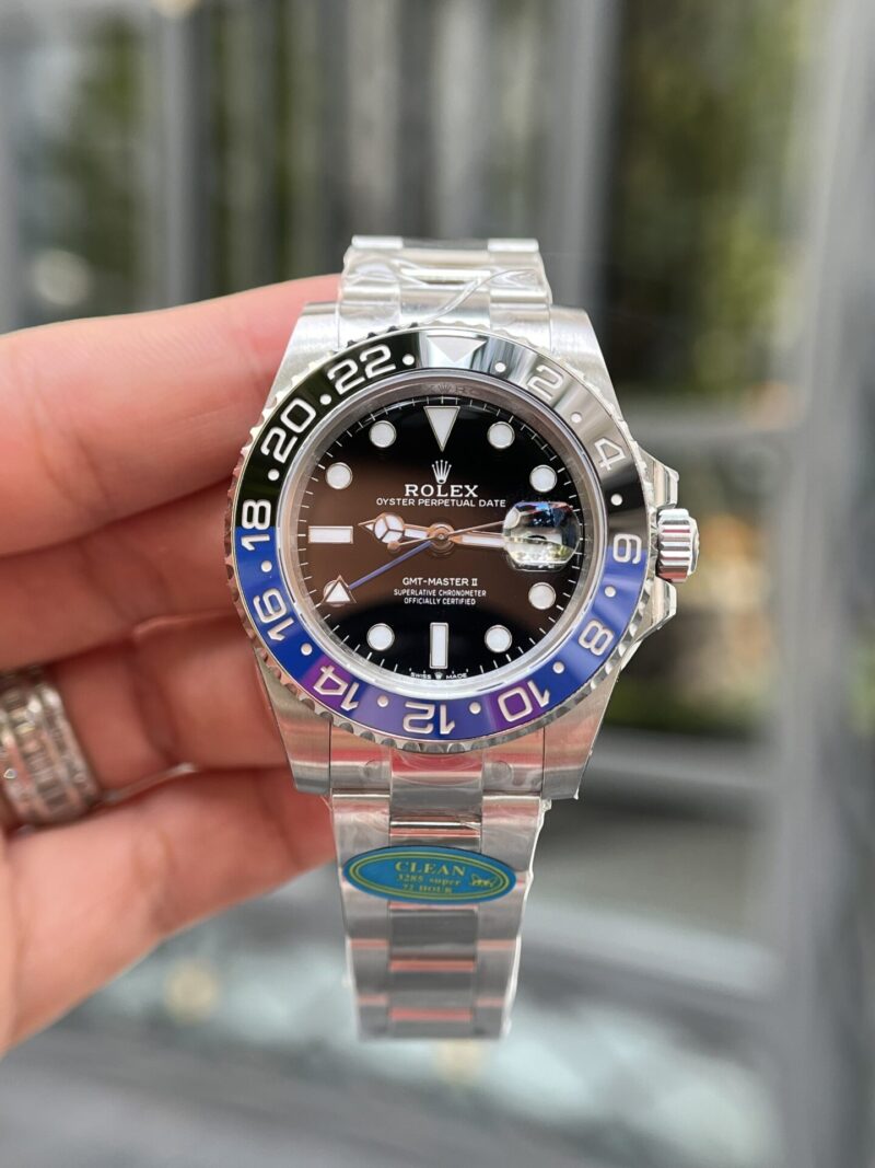 Rolex GMT-Master II Batman Oyster Bracelet Best Replica 40mm