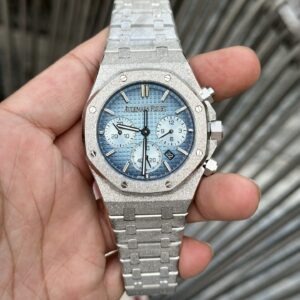 Audemars Piguet Royal Oak Chronograph 26240BC Frosted Gold Blue Dial Replica