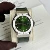 Hublot Classic Fusion Titanium Green Dial Leather Strap