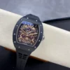 Richard Mille RM47 Samurai Real Tourbillon Black Ceramic Best Replica