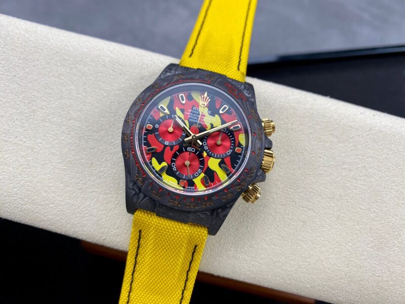 Rolex DiW Daytona Carbon Military Yellow Best Quality