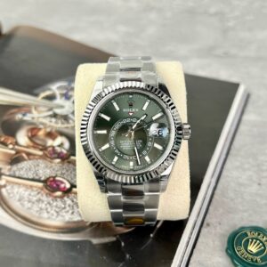 Rolex Sky-Dweller Green Dial Oyster Bracelet Best Replica