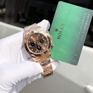 Rolex Daytona 116505 Chocolate Dial Rose Gold Best Replica 40mm