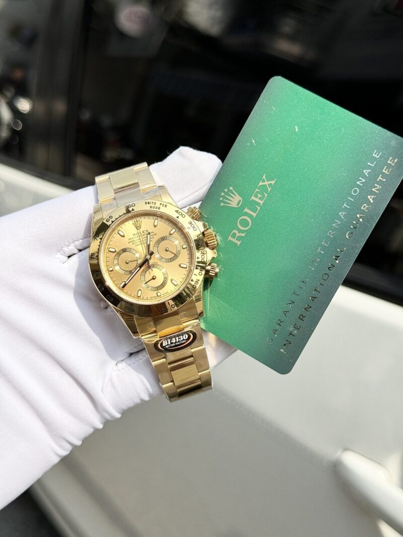 Rolex Daytona 116508 Champagne Dial Yellow Gold Best Replica