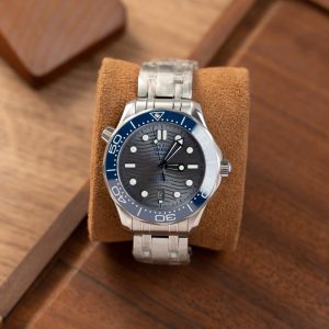 Omega Seamaster Diver 300M Grey Dial Blue Ceramic Bezel Best Replica