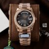 Rolex Day-Date 228235-0055 Rose Gold Grey Ombré Dial 185g Best Replica 40mm