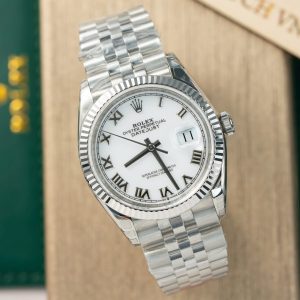 Rolex Datejust 126234 White Roman Index Dial Jubilee 1:1 Best Clone 36mm